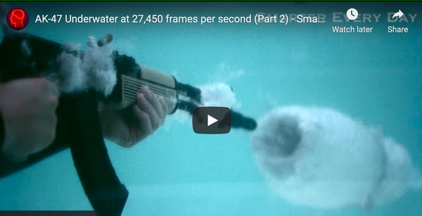 Physics of Guns Underwater